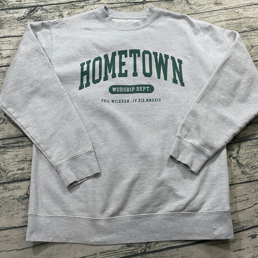 Phil Wickham Mens XL Hometown Worship Crewneck Sweatshirt Tour Concert‎ Merch
